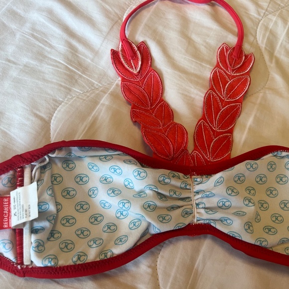 Red Carter bikini - Picture 7 of 9